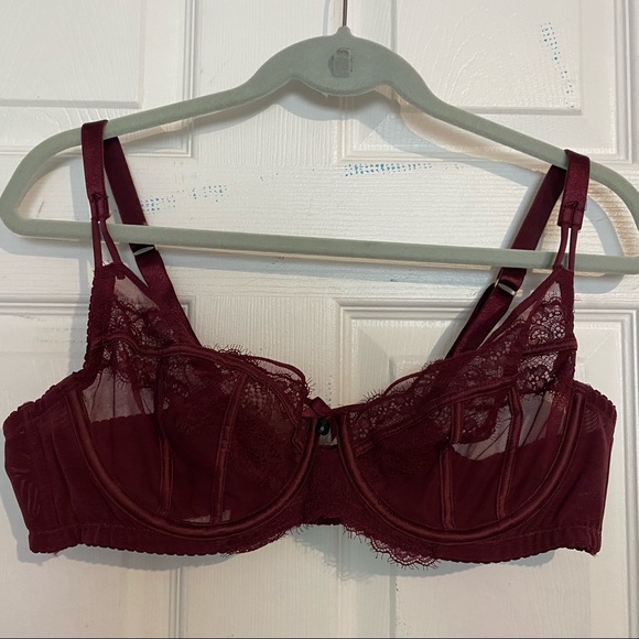 2 Piece Merlot Bra and Panty Set - Picture 4 of 16